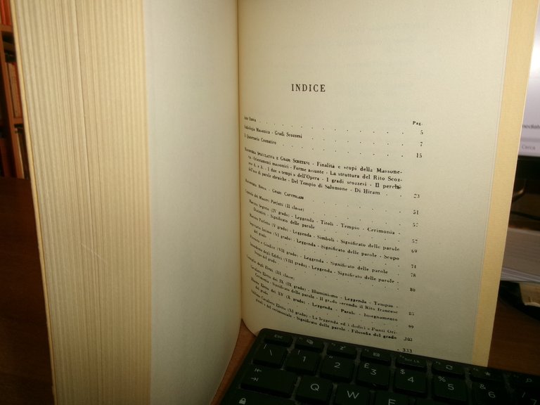 (Massoneria) UMBERTO GOREL PORCIATTI. SIMBOLOGIA MASSONICA Gradi Scozzesi 1981