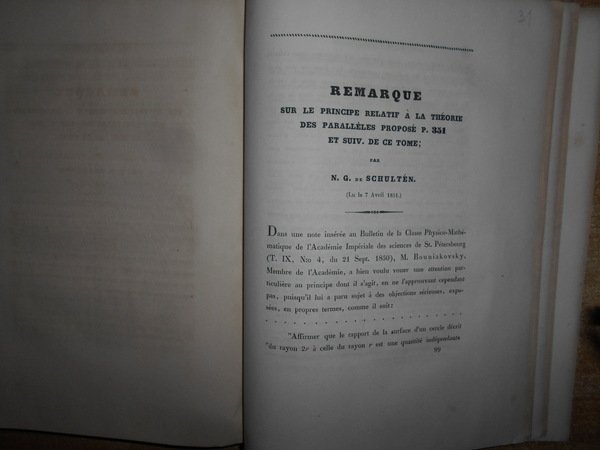 (Matematica) Raccolta di 34 memorie in un volume