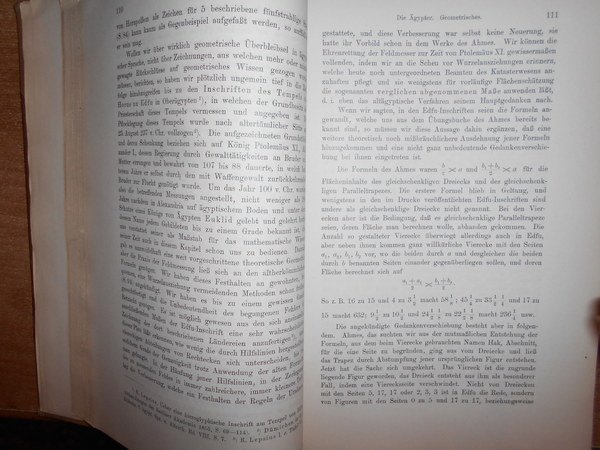 (Matematica) Vorlesungen über Geschichte der Mathematik