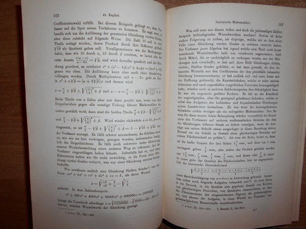 (Matematica) Vorlesungen über Geschichte der Mathematik