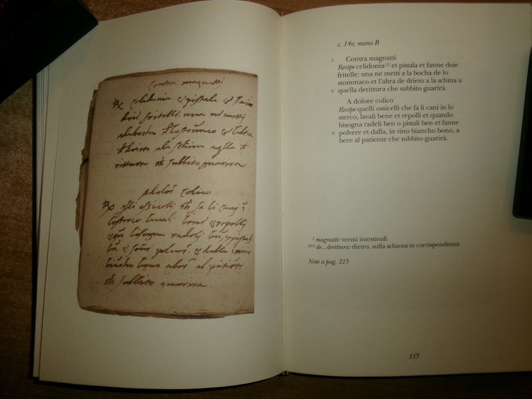 Medicamenti, pozioni e incantesimi del RICETTARIO MAGICO URBINATE. PERUZZI
