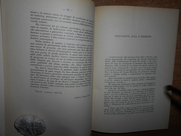 Medicina italica. (priorità di fatti e di direttive)