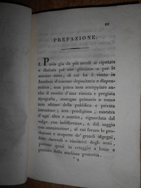 MEMORIE BIBLIOGRAFICHE PER LA STORIA DELLA TIPOGRAFIA PAVESE raccolte e …