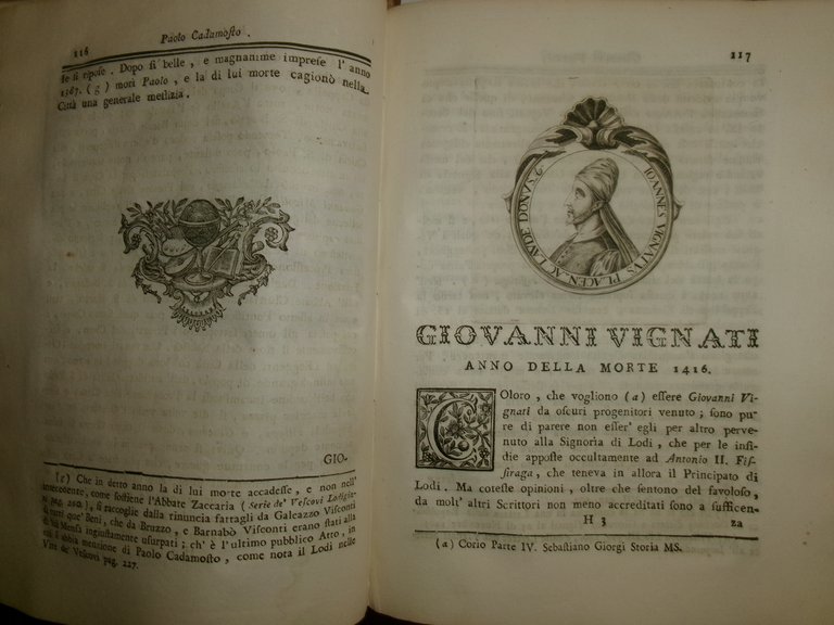 MEMORIE D'ALCUNI UOMINI ILLUSTRI DELLA CITTA' DI LODI... (MOLOSSI G.) … | Immagine Gallery 14