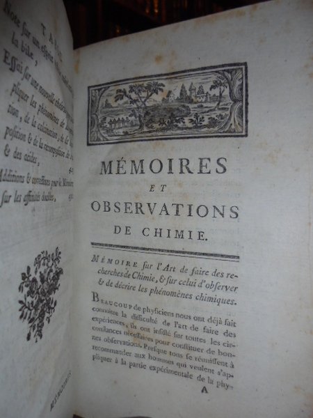Mémories et observations de chimie. Pour servir de suite aux …