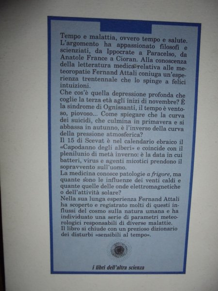 Meteoropatie condizioni atmosferiche e salute