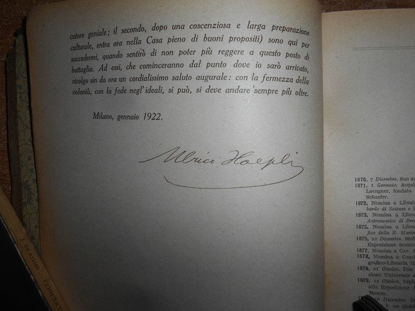 MEZZO SECOLO di vita editoriale 1872 - 1922. Catalogo cronologico …