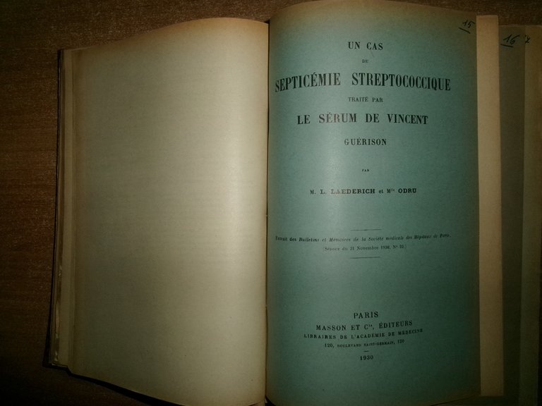 MISCELLANEA di numerosi estratti/opuscoli riguardanti le malattie infettive 1930