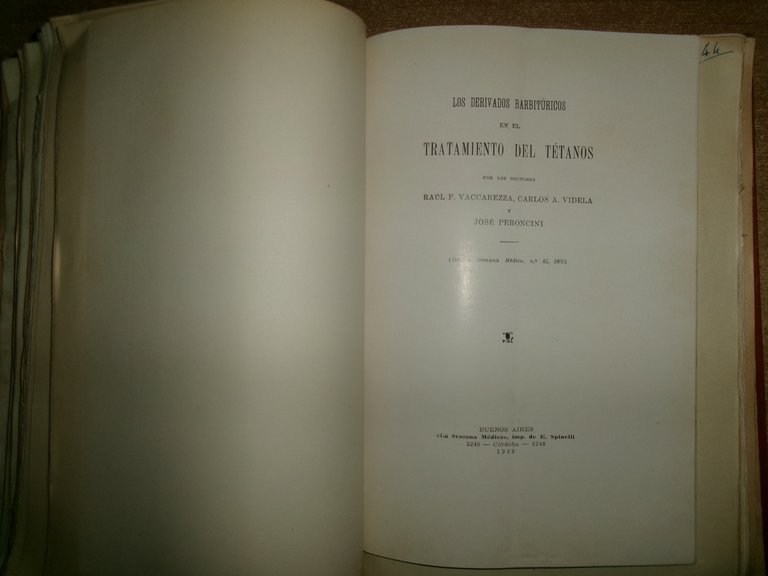 AA. VV. Miscellanea di numerosi opuscoli/estratti infezioni; immunità; serologia 1907/25