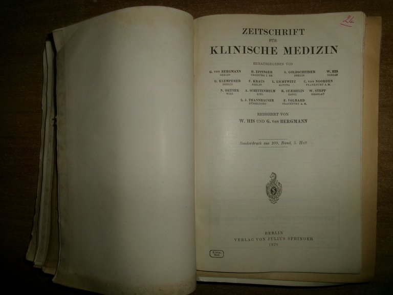 AA. VV. Miscellanea di numerosi opuscoli/estratti infezioni; immunità; serologia 1907/25