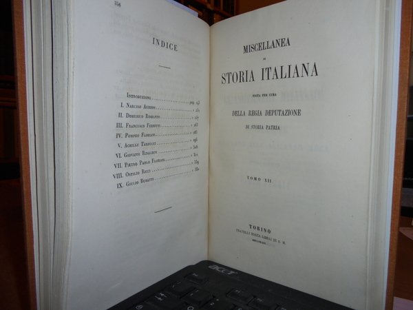 Miscellanea di Storia Italiana. Ingegneri Militari Bolognesi Marchigiani Piemontesi