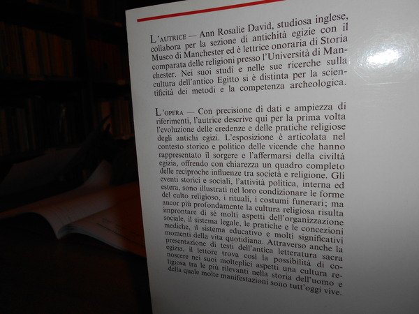 MISTERI EGIZI. Religione e società nell' antica terra dei faraoni