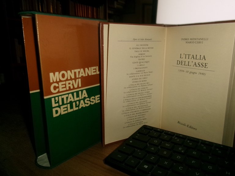 MONTANELLI - CERVI. L' Italia dell' Asse prima edizione 1980