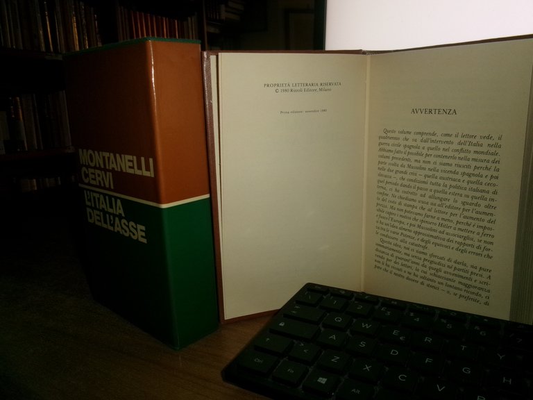 MONTANELLI - CERVI. L' Italia dell' Asse prima edizione 1980