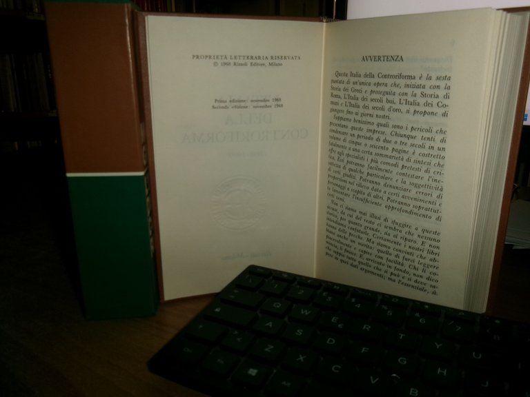 MONTANELLI - GERVASO. L' Italia della Controriforma (1492-1600) 1968