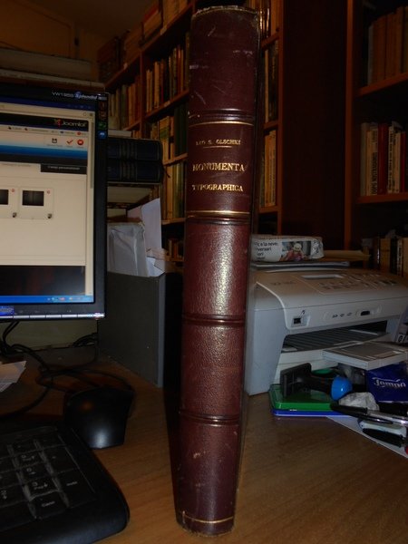 Monumenta Typographica catalogus LIII. Leonem S. Olschki
