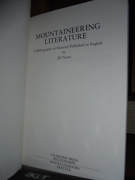 Mountaineering Literature