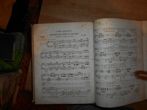(Musica) IL DIAVOLO. Opera in cinque atti. Poesia di Scribe …