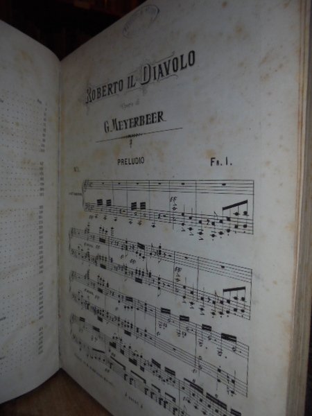 (Musica) IL DIAVOLO. Opera in cinque atti. Poesia di Scribe …