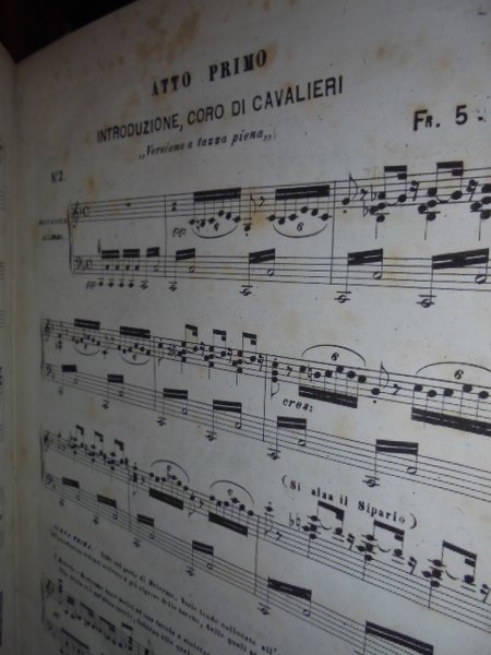 (Musica) IL DIAVOLO. Opera in cinque atti. Poesia di Scribe …