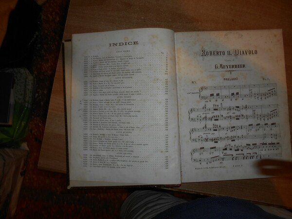 (Musica) IL DIAVOLO. Opera in cinque atti. Poesia di Scribe …