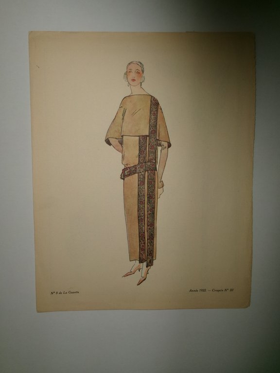 n° 8 de La GAZETTE. Année 1922 - Croquis N° …