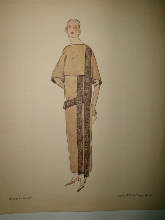 n° 8 de La GAZETTE. Année 1922 - Croquis N° …