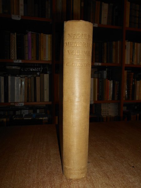 Napier Tercentenary Memorial Volume.