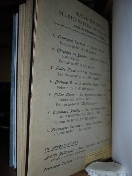(Napoli) Gli scrittori politici napoletani dal '400 al '700