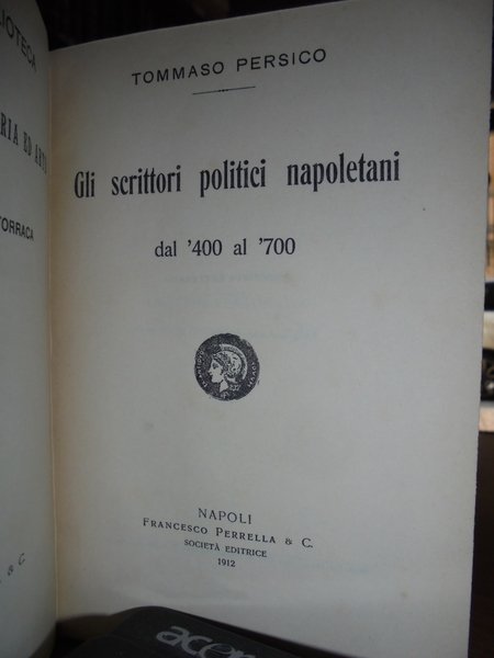 (Napoli) Gli scrittori politici napoletani dal '400 al '700
