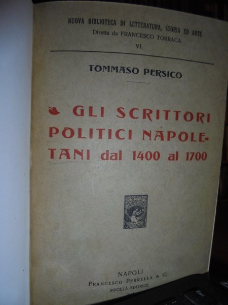 (Napoli) Gli scrittori politici napoletani dal '400 al '700