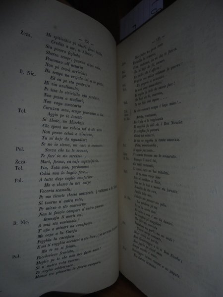 (Napoli) Notizie Biografiche e Bibliografiche degli Scrittori del dialetto napolitano