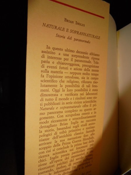 Naturale e Soprannaturale. Storia del paranormale