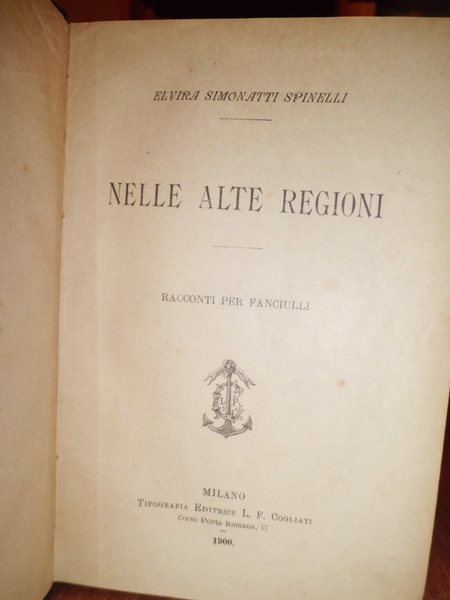 Nelle Alte Regioni racconti per fanciulli