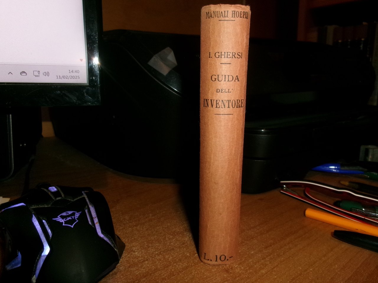 ng. I. GHERSI. GUIDA DELL' INVENTORE... HOEPLI, 1915