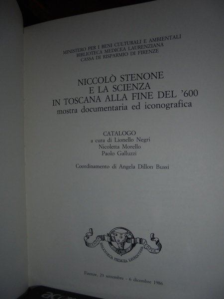 Nicolò Stenone e la scienza in Toscana alla fine del …