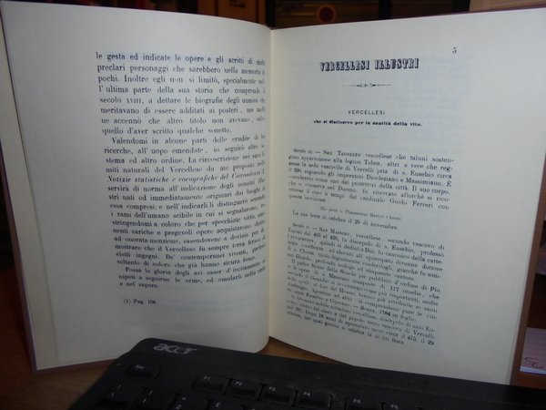 Notizie Biografiche dei VERCELLESI ILLUSTRI