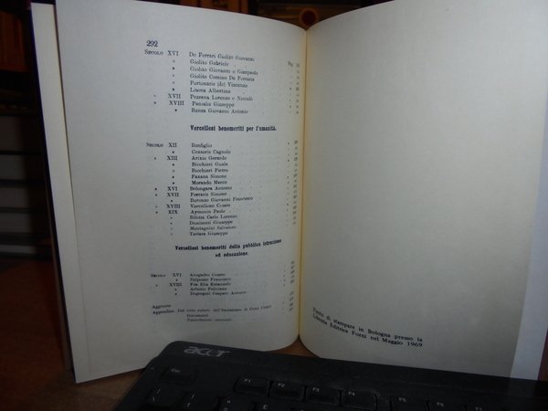 Notizie Biografiche dei VERCELLESI ILLUSTRI