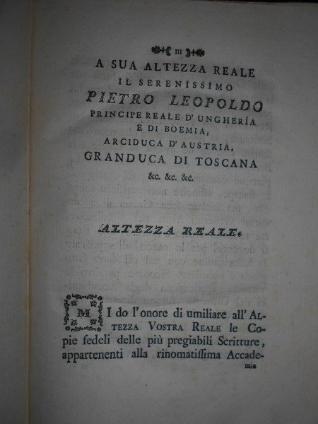 NOTIZIE degli Aggrandimenti delle Scienze Fisiche accaduti in Toscana nel …