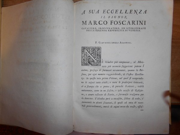 NOTIZIE ISTORICO-CRITICHE INTORNO LA VITA, E LE OPERE DEGLI SCRITTORI …