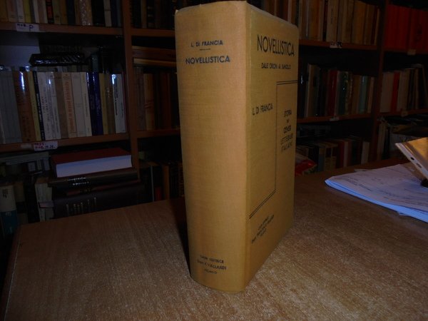 NOVELLISTICA dalle origini al Bandello. Vol. I. Vol. II.