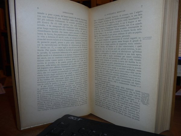 NOVELLISTICA dalle origini al Bandello. Vol. I. Vol. II.