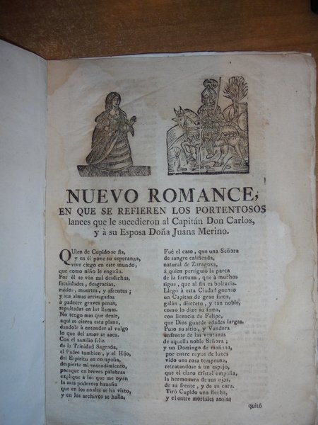 NUEVO ROMANCE, en que se refiren los portentos lances que …
