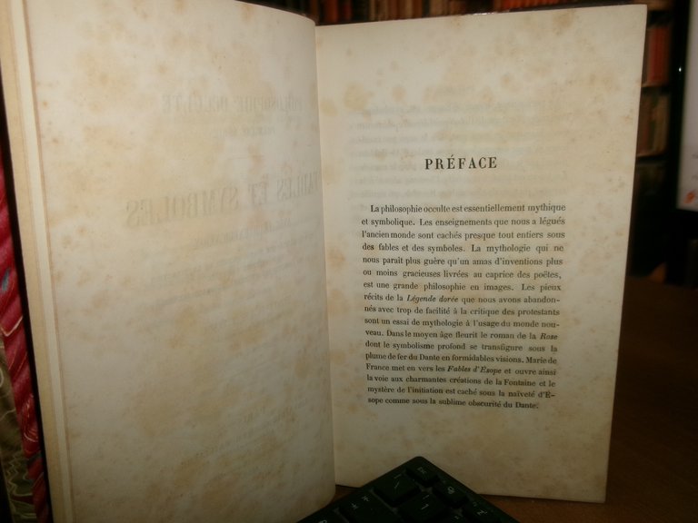 (Occultismo) Fables et Symboles avec leur explication. Eliphas Lévi 1862