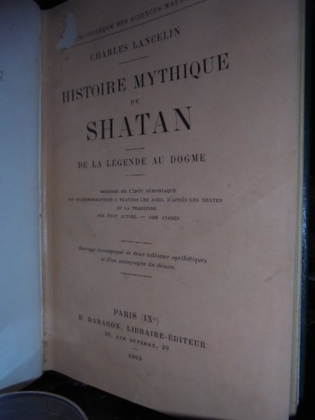 (Occultismo) Histoire mythique de Shatan-De la legende au dogme