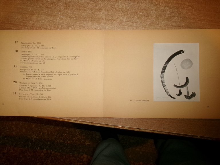 Oeuvre gravé et litographié - Joan Mirò - 1969