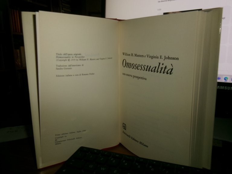 Omosessualità una nuova prospettiva - Wllliam H. MASTERS e... - …