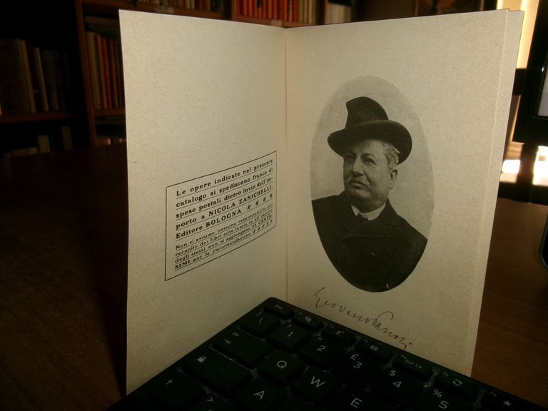 Opere di Giovanni Pascoli. (Catalogo editoriale). ZANICHELLI s.d.
