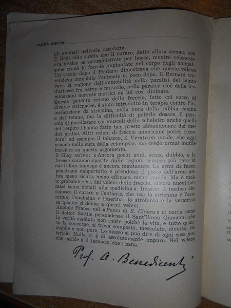(Opuscolo) I veleni delle Frecce