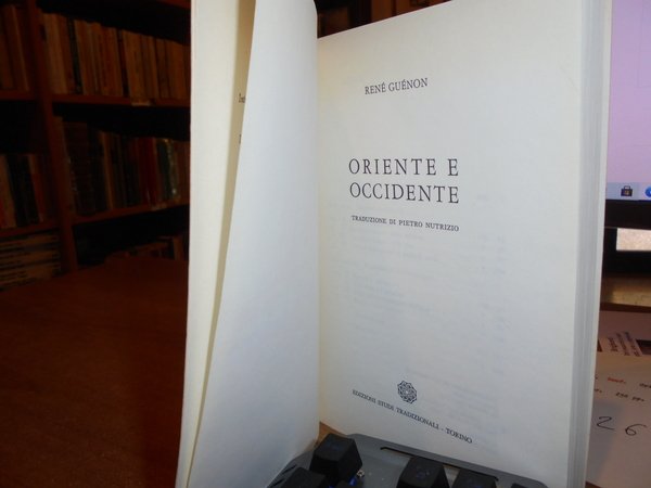 ORIENTE E OCCIDENTE